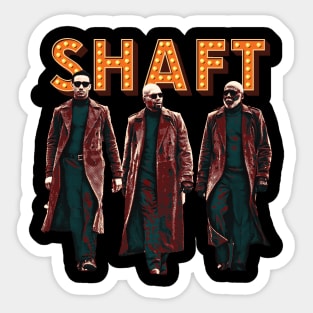 shaft neon lamp squad Sticker